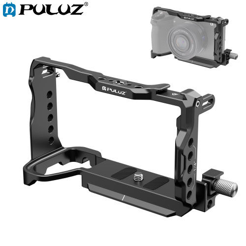 For Sony A6700 PULUZ Metal Camera Cage Stabilizer Rig (Black