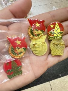 Combo 50 Huy Hiệu Đoàn Đội Bằng Đồng Tráng Gương