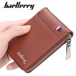 Baellerry Wallets Small High Quality Money Purse Zipper Short Male Wallet Card Holder Wallet