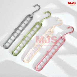 Multifunctional Folding Clothes Hanger Folding Rotating Hanger Nine-Hole Hanger Space-Saving Hanger