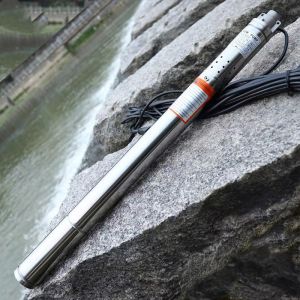 220V 60Hz Submersible Pump 1HP Single-Phase Stainless Steel Deep Well Screw Bore Water Pump 180ft 8GPM