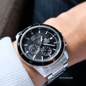 นาฬิกาผู้ชาย Casio EDIFICE รุ่น EFR-526D-1AV คาสิโอพร้อมกล่อง