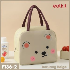 Eatkit Tas Bekal Karakter Hewan Lunch Bag Cooler  Thermal bag High Quality Waterproof
