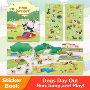 BEAR TALE Kids Stickers Book Children DIY Sticker Book Reusable Fun Learning Educational Montessori Sticker Book