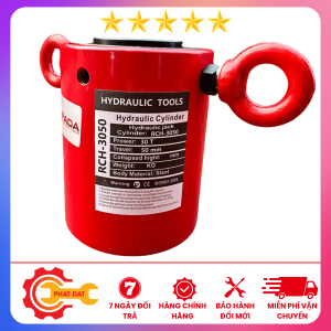 Kích Thủy Lực Rỗng Tâm PADA RCH-3050 Lực Kích 30 Tấn Hành Trình 50mm Lỗ Tâm Rộng 34mm