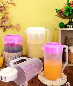 Measuring Cup Water Pitcher With Lid for milk tea shop with measurement durable 5000ml