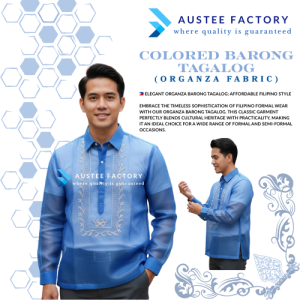 A2A Traditional Filipino Barong Tagalog Organza – Adult Sizes Available