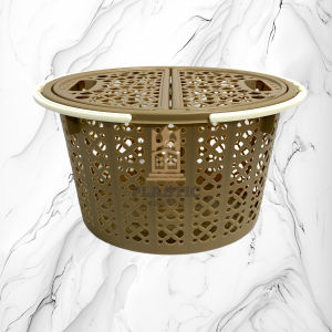 UniGlobal Mini Basket Organizer Tiny Basket Cute Basket Round Basket Space Saver With Handle