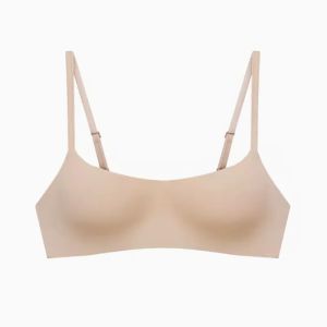 (SG InStock) Ultra Soft Thin Pad Scoop-Neck Mochi Bra (Half Cup. Wireless. Seamless. lingerie) - MBA17
