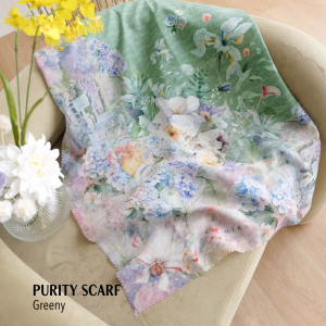 [BUY 3 GET 1 FREE HIJAB] HIRA - Hijabwanitacantik - Segiempat Purity Scarf Series | Hijab Icy Voal dan Polycotton Premium | Hijab dengan Lasercut Motif Bunga