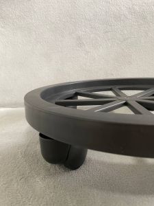 UnihomSG [ReadyStock] 4/5 Wheels Gas Stand | Base With Rollers | Gas Cylinder Trolley With Roller