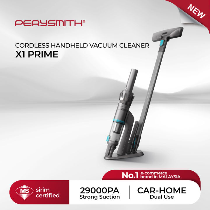 PerySmith Cordless Handheld Vacuum Cleaner Sonic Pro Series X1 Prime