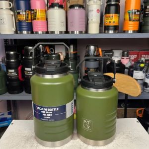 BÌNH GIỮ NHIỆT CÓ ỐNG HÚT DUNG TÍCH 1500ML2000ML INOX 304 MIỆNG RỘNG GIỮ NHIỆT TỐT