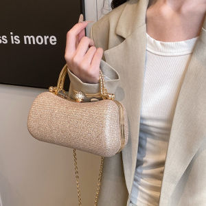 【Malaysia Spot】Handbag Ladies Dinner Clutch Bag Dinner Bag Handbag Elegant Celebrity Chain Shoulder Bag Suitable for Women Formal Occasion Handbag Shiny Wedding Ball Bag