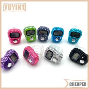 [COD] EHBqna SPORTS เครื่องนับนิ้วอิเล็กทรอนิกส์แบบแหวนนิ้วแบบกดหน้าจอดิจิตอลแบบพกพารีเซ็ตได้เคาน์เตอร์กอล์ฟอุปกรณ์เสริมการอธิษฐาน