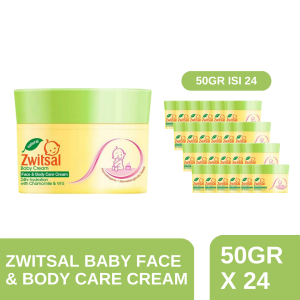 ZWITSAL BABY FACE & BODY CARE CREAM 50gr isi 24 [Karton]