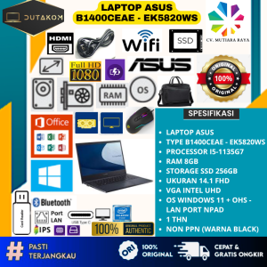 LAPTOP ASUS B1400CEAE-EK5820WS