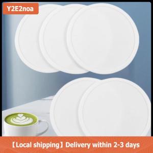 【Local shipping】 Non Slip Silicone Drink Coasters Large Black Cup Coaster Set For Outdoor Drinks Anti Stain & Heat Resistant - Cup Tab