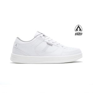 Aerostreet 37-44 Hoops Low 2.0 Putih Abu Muda Putih - Sepatu