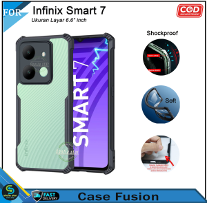 Case Infinix Smart 8 7  Softcase Shockproof Transparan Casing