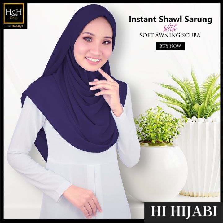 shawl instant chiffon