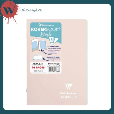 Clairefontaine Kover Book Blush Stapled Notebook [A5]