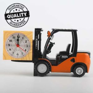 [MSIA SHIP] NOVELTY Creative Orange Forklift Alarm Clock Jam Loceng Penggera Kreatif Comel Analog Table Vintage Retro Nostalgic Nordic Cute Home Decoration Decor Ornament Valentine Birthday Christmas Party Gift Present Souvenir Hadiah Hiasan 复古 摆设 装饰 闹钟