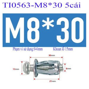 Vít Đinh Ốc Tán Đa Năng M4/M5/M6/M8*25/30 Chất Lượng Cao TI0563