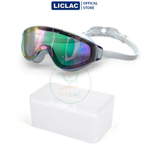 Kính Bơi Cao Cấp Khung Lớn chống bám sương kính HD chống tia UV bảo vệ mắt tầm nhìn rộng KB-AF8100