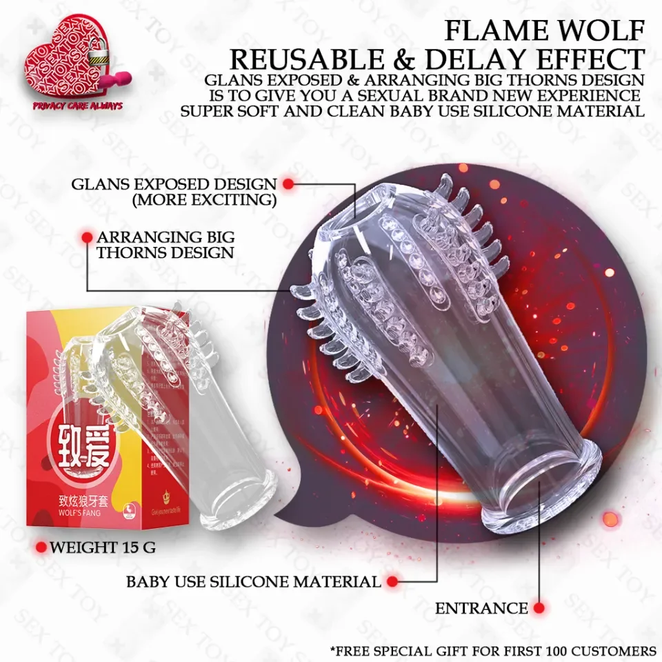 Cool Spike Condom Delay Condom Series Reusable Condom Kondom Tahan Lama  Kondom Berduri Mainan Seks 快感套 情趣用品 | Lazada