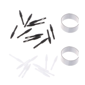 Bút chỉ điểm nibs hoạt động thay thế Refill lời khuyên cho đồ họa kỹ thuật số máy tính bảng P68 P80 màu đen với loại bỏ 10 cái