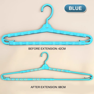17KM 5PCS Retractable Long Hanger Multifunctional Shoulder Adjustable Hanger Clothes Organizer Tools