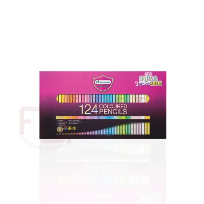 สีไม้มาสเตอร์อาร์ต Premium สีไม้ 1 หัว แท่งยาว 100สี 124สี 150สี รุ่นใหม่ Master Art / 1 กล่อง