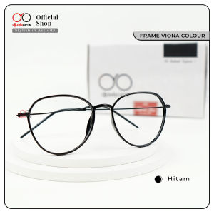 DJAVA OPTIK - Frame Viona - Kacamata Oval Prisma Lentur Khusus Minus -425 s/d -600