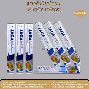 Alumunium Foil Baking Paper Kertas Panggang 30 Cm x 5 M (Isi 1 Tube-S.AF5)