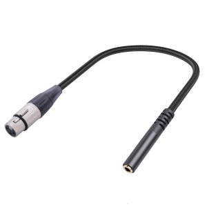 1/8 to XLR Cable XLR Female to 1/8 3.5mm Cable XLR to TRS Cable PVC Line 30CM