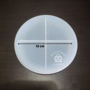 Cetakan Resin Piring BEAR BULAT Dish Plate Wadah Bentuk Kepala Beruang Cute Bulat Cekung Bahan Silicone Karet Lentur Elastis Bahan Silikon Anti Lengket DIY Kerajinan Recine Epoxy Murah