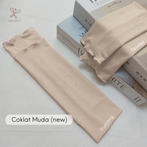 LATIF HANDSOCK/ Manset premium bahan adem dan lembut/ Handsok Muslimah sesiku tanpa lobang jempol/ Mangset tangan tebal/ Pelindung lengan wanita curly kerli senada//