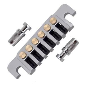 Vintage Bridge Tailpiece with Fine Tuners Studs Guitar Stop Bar Tailpiece Electric Guitar Replacement Parts Durable