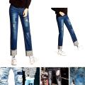 Iron On Denim Patches For Clothing Jeans 12 Pcs, 3 Colors (4.9 inch X 3.7 inch). 