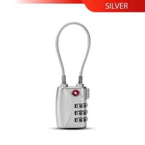 3 Digits Combo TSA 309 Approved Luggage Travel Password Lock Resistance Travel Luggage Zinc Alloy Lock Password Padlock Kunci Locker Steel Wire