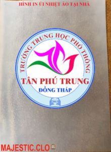 Hình ủi ép nhiệt-Logo Sticker đồng phục trường học ủi áo tại nhà-công nghệ in pet chuyển nhiệt ủi trực tiếp bằng bàn ủi.bàn là.máy ép nhiệt-Luck