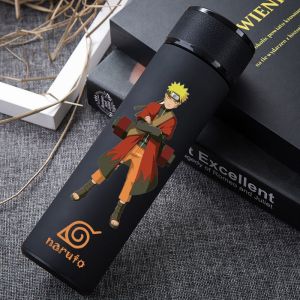 Japanese Anime Naruto Uzumaki Naruto Sasuke Skunk Stainless Steel Vacuum Cup Anime Peripheral Cup Two-Dimensional Water Cup
