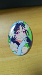 Game Cartoon Alien Stage Badge Sua Oval anime Brooch Pin Cosplay Badge Accessories For Clothes Backpack Decoration Birthday Gift
