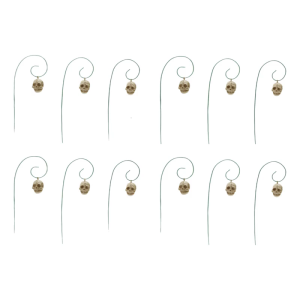 Halloweens กะโหลกศีรษะสวนบ้านและระเบียงตกแต่งพื้นน่ากลัว