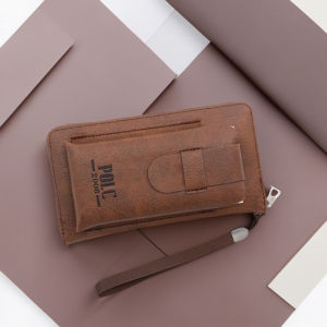 Polc Dompet Tangan Panjang Muat HP Besar 266-1 Bahan Sintetis Lembut ada Tali Pendek