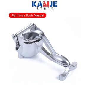 KAMJE Alat Peras Buah Jeruk Lemon Manual Stainless Steel Besar Juice Squeezer