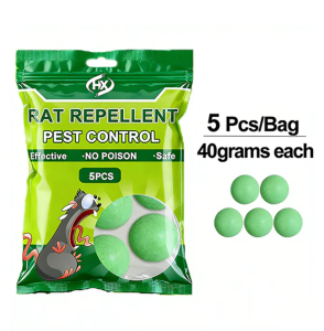 10PCS Rat Repellent Moth Balls Rat Repellent for Home Rat Killer Poison Safe for Kids/Pets