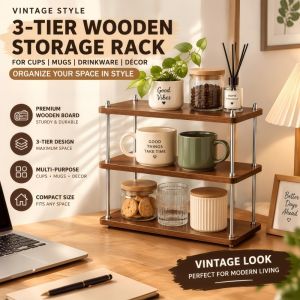 Adjustable Height Desktop Shelf Storage Rack Multi-tier Shelf Bookshelf Tiered Storage Rack