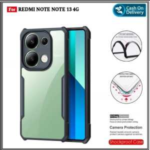 No RING Case Xiaomi Redmi Note 13 4G 9 Hard Case FUSION Soft Hard Tpu HD Transparan